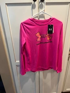 Youth Girls Size XL Under Armour Shirt And Champion Shirt L/S - Picture 1 of 4