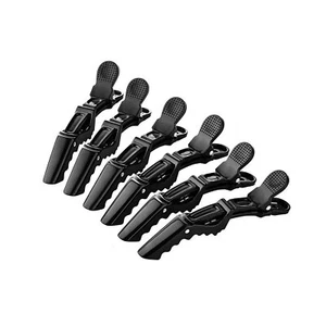 Pinzas para el cabello antideslizantes de plástico BEINY 6 piezas - Peluquería profesional Se... - Imagen 1 de 6