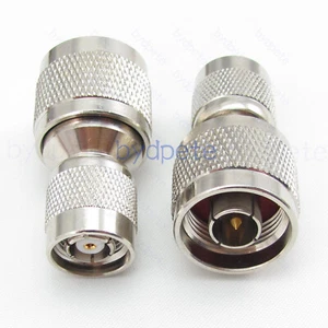 RP-TNC male to N type male plug Straight RF Connector Adapter 50ohm bydpete - Picture 1 of 5