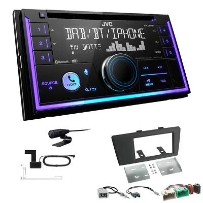 JVC KW-DB95BT Autoradio Bluetooth DAB+ für Volvo V70 II 2000-2003 schwarz - Bild 1 von 4