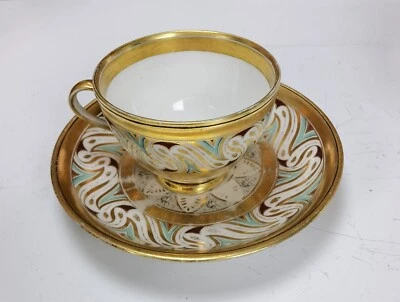 Alt Wien Augarten Porzellan Tasse Gedeck Klassizismus um 1805 - Bild 1 von 4