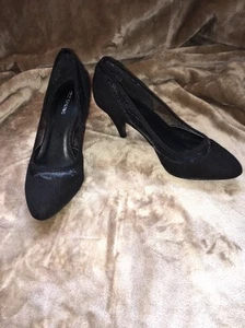 NWOB Call It Spring Mesh Inset Pumps Black Size 8 - Picture 1 of 8