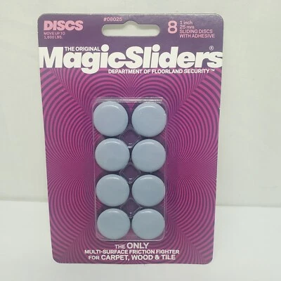 Magic Sliders Sliding Disc  1" Round 8 pcs. #08025 - Image 1 of 2