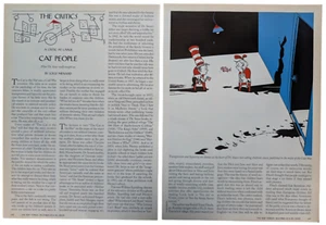 Dr Seuss Lessons From His Books Orig 2002 New Yorker Story 7pg - Picture 1 of 3