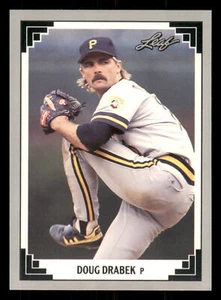 1991 Leaf Doug Drabek #516  Pittsburgh Pirates - Picture 1 of 2