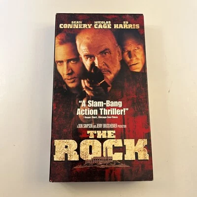 The Rock VHS 1998 Sean Connery Nicolas Cage  - Imagem 1 de 3