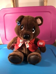 Applause TOOTSIE POP Teddy Bear Vintage 14" Sitting JUMBO Plush ORIGINAL TAGS - Picture 1 of 8