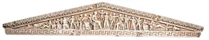 Ostgiebel Parthenon Akropolis Athen Relief Gussstein griechische Skulptur Wand - Bild 1 von 3