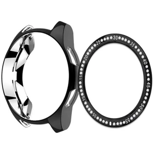 Miękkie prawdziwe etui TPU Wykwintna ramka Pierścień Cover do Samsung Galaxy Watch 42mm R815U - Zdjęcie 1 z 1