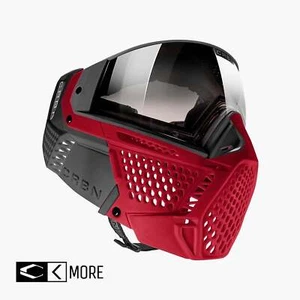 CRBN Paintball Zero SLD Goggles - Crimson - More Coverage - Picture 1 of 6