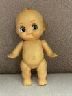 Vintage Kewpie Doll 8" Rubber Baby Made in Taiwan Blue Eyes Pointy Fingers