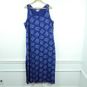 Fresh Produce Disney XXL Dress Midi Artsy Resort Tropical Cotton Relaxed Beachy - Picture 1 of 7