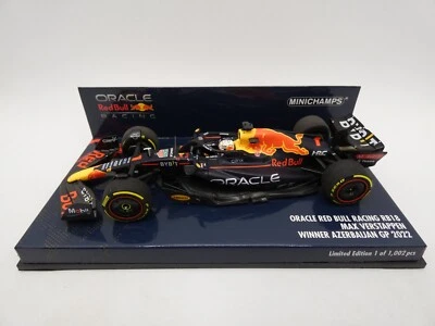 Red Bull Racing RB18 Max Verstappen #1 Azerbaijan GP 2022 Minichamps 1/43 F1 - Photo 1/3
