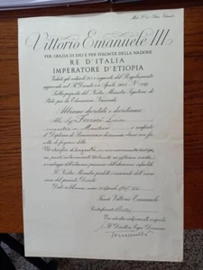 DIPLOMA MEDAGLIA D'ARGENTO ISTRUZIONE PRIMARIA WW2 - Picture 1 of 1
