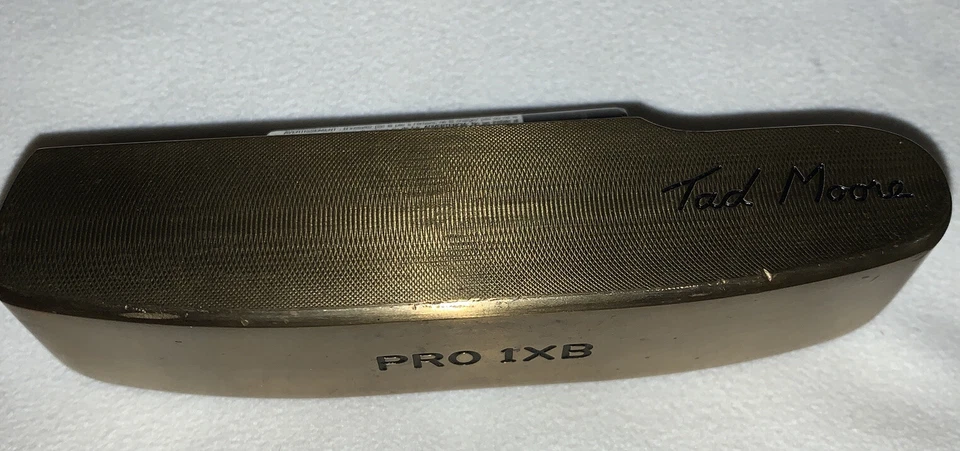 Tad Moore Pro Series Pro 1XB Milled Gold Finish Putter🔥Collectors Dream Rare - Image 1 of 4