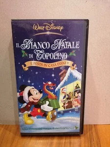 VHS film IL BIANCO NATALE DI TOPOLINO 2001 WALT DISNEY - Foto 1 di 1