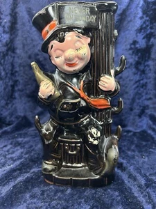 NEVER ON SUNDAY DRUNK ~ Decanter Porcelain Japan~ 8”x4” ~ VGC ~ - Picture 1 of 5