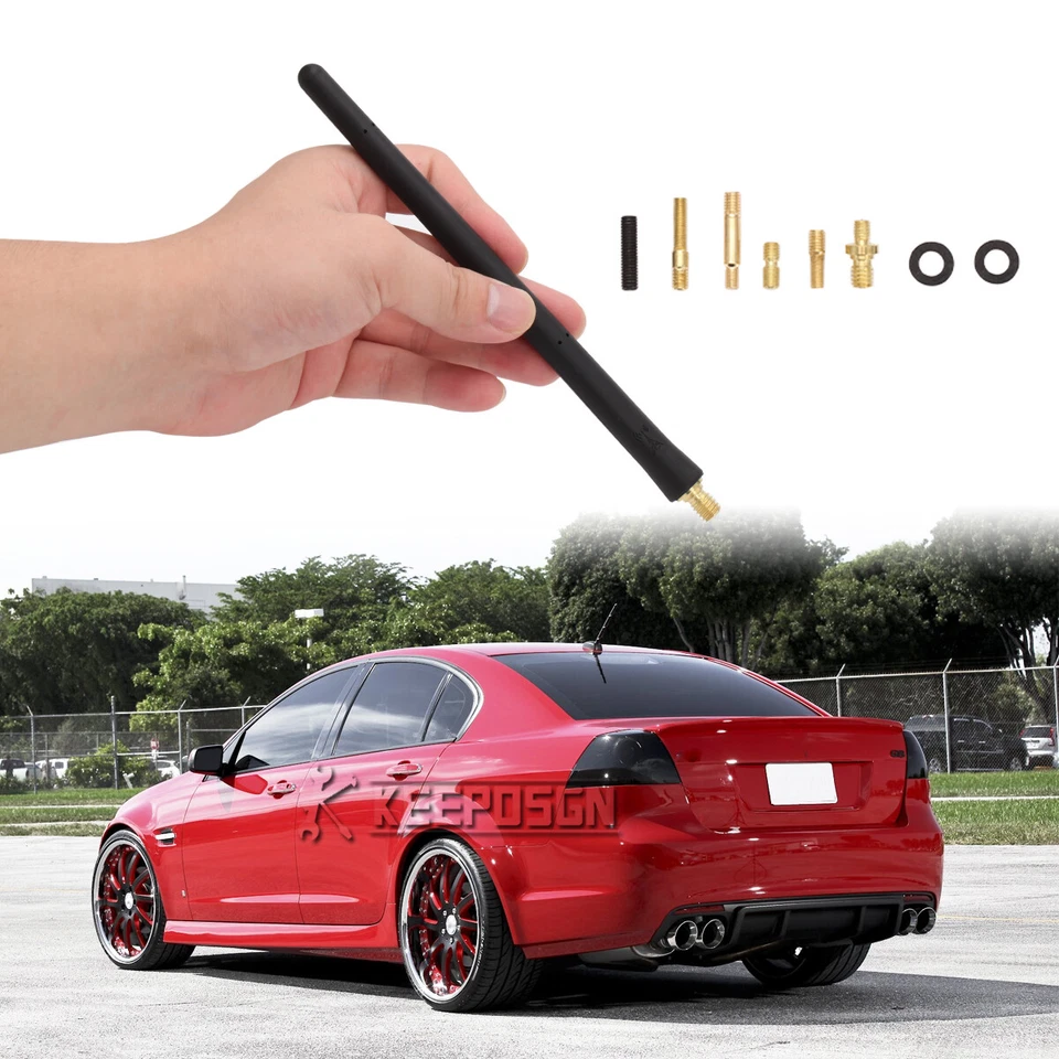 Señal de radio AM/FM de techo de varilla de mástil de antena de coche corta de 7" para Pontiac G8 G6 G3 Vibe Foto 1 de 4