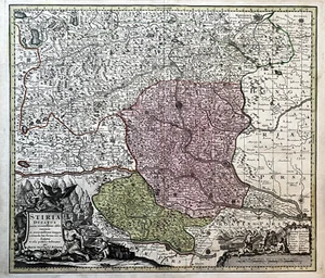 1740 Antique Map: Austria / Stiria by Matthäus Seutter - Picture 1 of 5