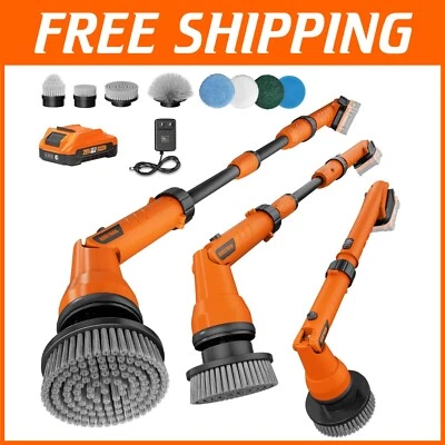 Depuradora eléctrica versátil con poste telescópico - manchas difíciles limpias Foto 1 de 4