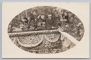 Real Photo Postcard West Best Iowa Reverend The Grotto c1930 RPPC - Picture 1 of 3