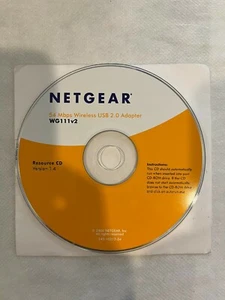 Netgear 54 Mbps Wireless USB 2.0 Adapter WG111v2 Resource CD - Picture 1 of 2