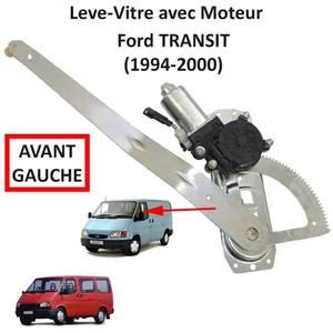 Lève-Vitre Avant Gauche Électrique Chauffeur Pour Ford Transit (1994-2000) - Imagen 1 de 9