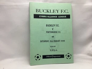 Buckley Town v Porthmadog Cymru Alliance August 1999 - Picture 1 of 1