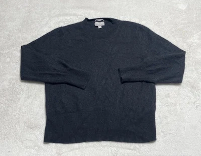 Suéter de cachemir J Crew para niña talla grande negro manga larga suéter súper suave Foto 1 de 4