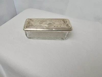 English Sterling Vanity JaR de Henry Matthew's, 1912, Birmingham Inglaterra. Foto 1 de 4