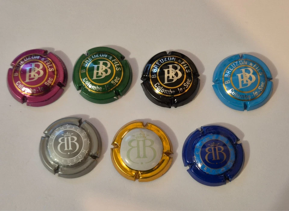6 capsules de champagne BREUZON N° 1/2/3/4/6/11/12 coté 20 - Photo 1/1