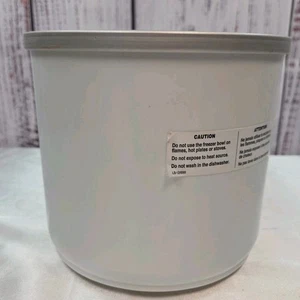 Cuisinart ICE-45 Schüssel Softeismaschine Ersatz 1 1/2 Quart Gefrierschrank - Bild 1 von 5
