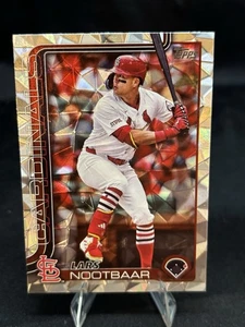2025 Topps Series 1 #203 Lars Nootbaar DIAMANTE FOIL St. Louis Cardinals - Bild 1 von 2