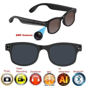 Translation AI smart glasses with camera and bluetooth and video control - Picture 1 of 20