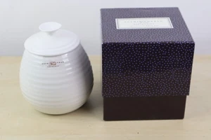 Portmeirion Sophie Conran weiß abgerundet mittel Deckeltopf mit Box & Aufkleber EXC - Bild 1 von 14