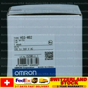 1PC New Omron H5S-WB2 Time Switch 100-240VAC H5SWB2 Fast Shipping US Free TAX - Bild 1 von 6