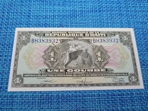 🇭🇹 Haiti 1 gourde 1964 P-185a au/unc BANKNOTES 082025-2 - Picture 1 of 2