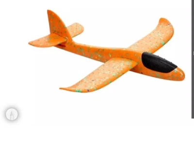 Large Durable Foam Plane Flying Glider AirPlane 15" Wing Span - Image 1 of 3