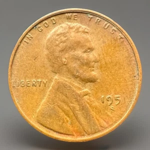 Mint Error!  1951-S Lincoln  Wheat Cent Penny Struck Through Grease Error - Picture 1 of 13