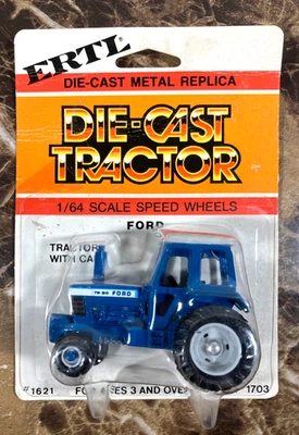 Vintage ERTL Ford TW-20 Tractor 1/64 Die-Cast #1621 Asst 1703 NOC NIB Sealed - Image 1 of 4