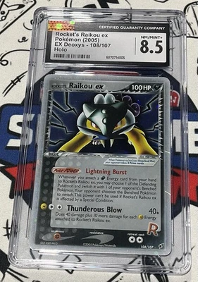 2005 Pokemon EX Deoxys #108 Rocket’s Raikou ex Holo SP CGC 8.5 - Image 1 of 4