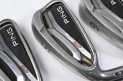 Left Hand Ping G25 Irons / 4-PW+SW / Black Dot / Regular Flex Ping CFS Shafts - Image 1 of 4