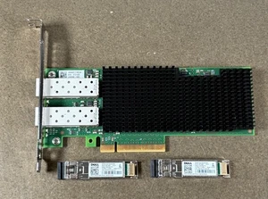 Adaptador de red Dell HN7J7 Intel XXV710-DA2 doble puerto 25 GB SFP28 PCIe FH + SFP - Imagen 1 de 5