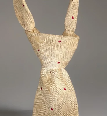 复古丝绸提花编织 Lord & Taylor Bert 普利策领带 — 第 1/3 张图片