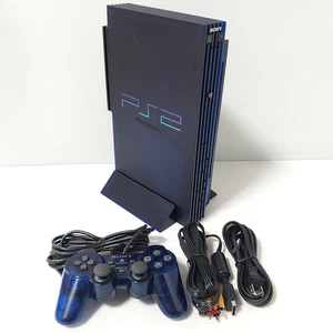 PlayStation 2 PS2 Midnight Blue Japanische Konsole SCPH-50000 NTSC-J Import Japan - Bild 1 von 15