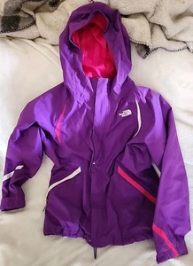 Giacca antipioggia The North Face bambina Hyvent GRANDE 14/16 viola/rosa full zip LEGGI - Foto 1 di 6