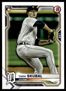 Bowman Tarik Skubal 2021 novato Detroit Tigers #11 C36 - Imagen 1 de 2