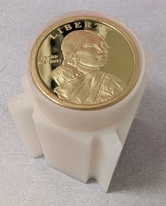 2016-S Sacagawea Native American Dollar Proof 20-Coin Roll Tube $1 - Picture 1 of 3
