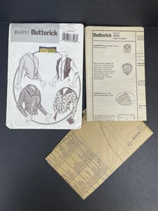 Butterick B4091 Size 12-16 Early 1900s History Basque Shirt UNCUT Pattern - Picture 1 of 5