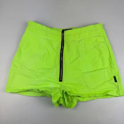 Pantalones Cortos Daang Goodman Tripp NYC Mujer Talla 30 x 11 Rave Booty Shorts Verde Neón Foto 1 de 4